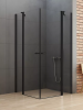 NEW TRENDY Kabina prysznicowa NEW SOLEO BLACK z podwójnymi drzwiami otwieranymi na zewnątrz i do wewnątrz 100x110x195 K-0762
